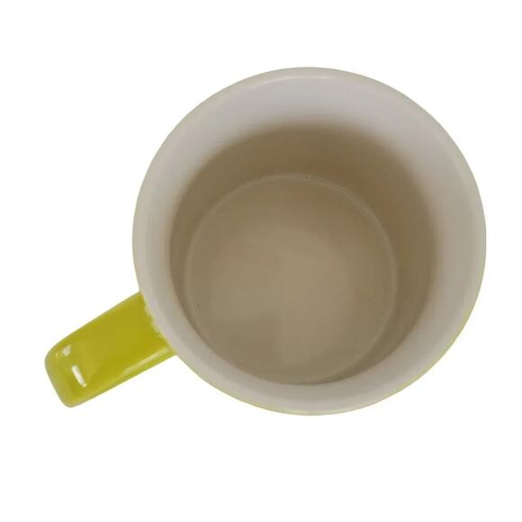 Starbucks Coffee Tea Mug Lime Green Glossy Ceramic Cup 2012 14 oz - Picture 5 of 9